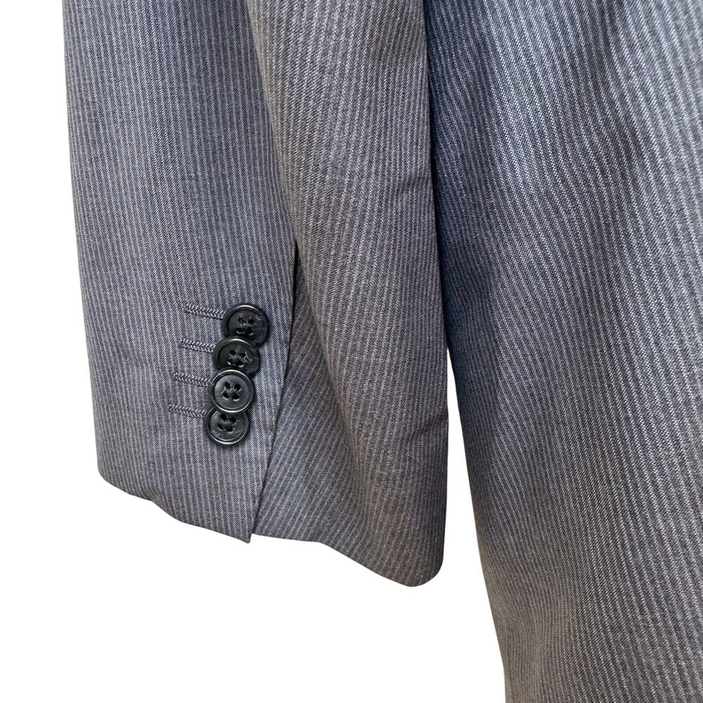 Corneliani Made in Italy Gray Wool Silk Blazer Jacket Size 54R (US 44R) - Picture 4 of 7